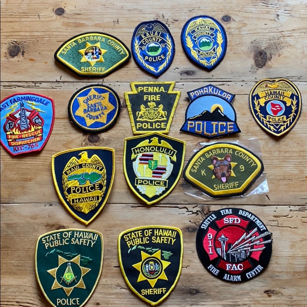 Police Patches (all 14)